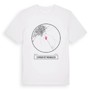 Cumhuriyet Mahallesi t-shirt – ekologisk bomull t-shirt från Pinshirt