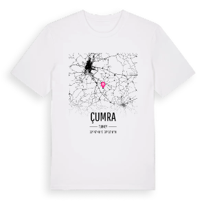 Çumra karta t-shirt – ekologisk bomull t-shirt från Pinshirt