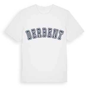 Derbent college t-shirt – ekologisk bomull t-shirt från Pinshirt