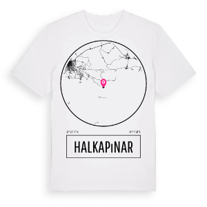 Halkapınar t-shirt – ekologisk bomull t-shirt från Pinshirt