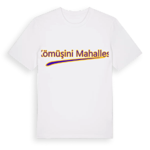 Kömüşini Mahallesi baseball t-shirt – ekologisk bomull t-shirt från Pinshirt