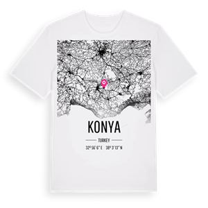 Konya karta t-shirt – ekologisk bomull t-shirt från Pinshirt