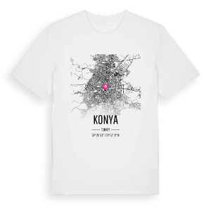 Konya karta t-shirt – ekologisk bomull t-shirt från Pinshirt