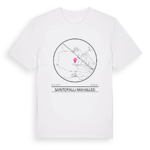 Sarıtopallı Mahallesi t-shirt – ekologisk bomull t-shirt från Pinshirt