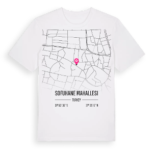 Sofuhane Mahallesi karta t-shirt – ekologisk bomull t-shirt från Pinshirt