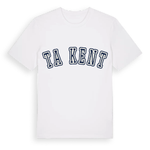 Taşkent college t-shirt – ekologisk bomull t-shirt från Pinshirt