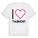Jag älskar Taşkent t-shirt stort tryck