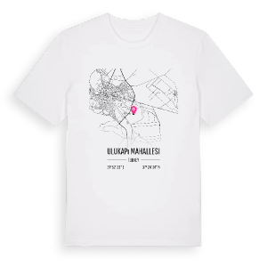 Ulukapı Mahallesi karta t-shirt – ekologisk bomull t-shirt från Pinshirt