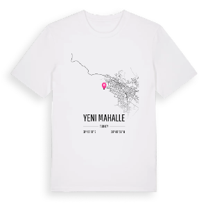Yeni Mahalle karta t-shirt – ekologisk bomull t-shirt från Pinshirt