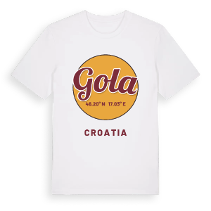 Gola cirkel t-shirt – ekologisk bomull t-shirt från Pinshirt