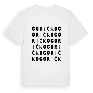 Goričko ordlek t-shirt – ekologisk bomull t-shirt från Pinshirt