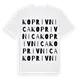 Koprivnica ordlek t-shirt