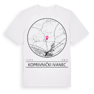 Koprivnički Ivanec t-shirt – ekologisk bomull t-shirt från Pinshirt