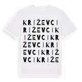 Križevci ordlek t-shirt