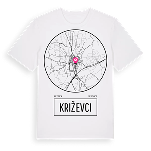 Križevci t-shirt – ekologisk bomull t-shirt från Pinshirt