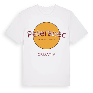 Peteranec cirkel t-shirt – ekologisk bomull t-shirt från Pinshirt