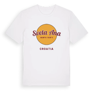 Sveta Ana cirkel t-shirt – ekologisk bomull t-shirt från Pinshirt