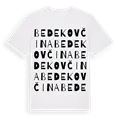 Bedekovčina ordlek t-shirt