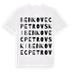 Benkovec Petrovski ordlek t-shirt