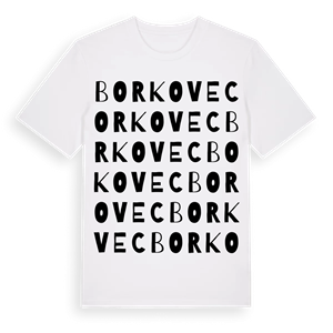 Borkovec ordlek t-shirt – ekologisk bomull t-shirt från Pinshirt