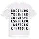 Bregi Kostelski ordlek t-shirt