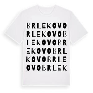 Brlekovo ordlek t-shirt – ekologisk bomull t-shirt från Pinshirt