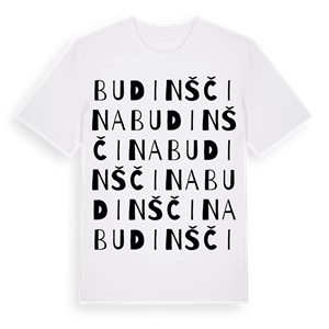 Budinščina ordlek t-shirt – ekologisk bomull t-shirt från Pinshirt