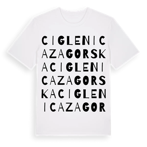 Ciglenica Zagorska ordlek t-shirt – ekologisk bomull t-shirt från Pinshirt