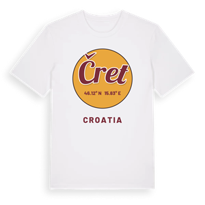 Čret cirkel t-shirt – ekologisk bomull t-shirt från Pinshirt