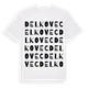 Delkovec ordlek t-shirt