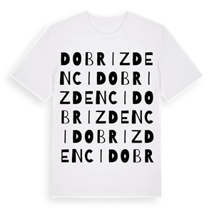 Dobri Zdenci ordlek t-shirt – ekologisk bomull t-shirt från Pinshirt