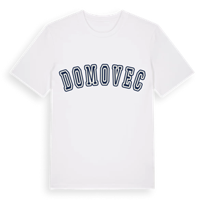 Domovec college t-shirt – ekologisk bomull t-shirt från Pinshirt
