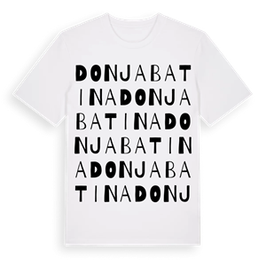 Donja Batina ordlek t-shirt – ekologisk bomull t-shirt från Pinshirt