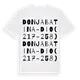Donja Batina-dio (217-258) ordlek t-shirt