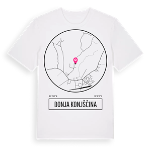 Donja Konjščina t-shirt – ekologisk bomull t-shirt från Pinshirt