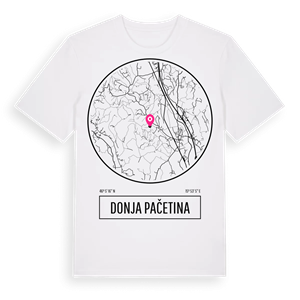 Donja Pačetina t-shirt – ekologisk bomull t-shirt från Pinshirt