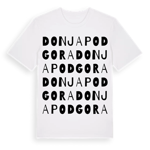 Donja Podgora ordlek t-shirt – ekologisk bomull t-shirt från Pinshirt