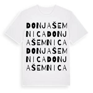 Donja Šemnica ordlek t-shirt – ekologisk bomull t-shirt från Pinshirt