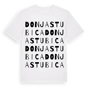 Donja Stubica ordlek t-shirt – ekologisk bomull t-shirt från Pinshirt