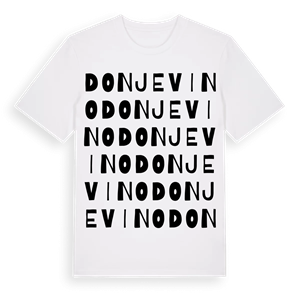Donje Vino ordlek t-shirt – ekologisk bomull t-shirt från Pinshirt