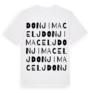 Donji Macelj ordlek t-shirt – ekologisk bomull t-shirt från Pinshirt