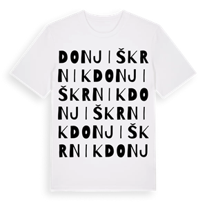Donji Škrnik ordlek t-shirt – ekologisk bomull t-shirt från Pinshirt