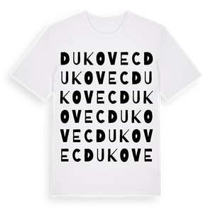 Dukovec ordlek t-shirt – ekologisk bomull t-shirt från Pinshirt