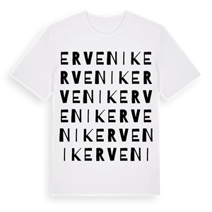 Ervenik ordlek t-shirt – ekologisk bomull t-shirt från Pinshirt