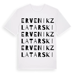 Ervenik Zlatarski ordlek t-shirt – ekologisk bomull t-shirt från Pinshirt