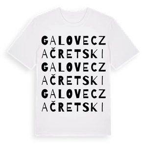 Galovec Začretski ordlek t-shirt – ekologisk bomull t-shirt från Pinshirt