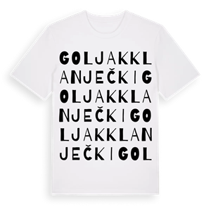 Goljak Klanječki ordlek t-shirt – ekologisk bomull t-shirt från Pinshirt