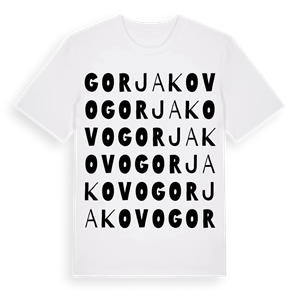 Gorjakovo ordlek t-shirt – ekologisk bomull t-shirt från Pinshirt