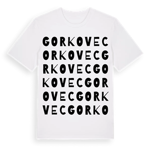 Gorkovec ordlek t-shirt – ekologisk bomull t-shirt från Pinshirt