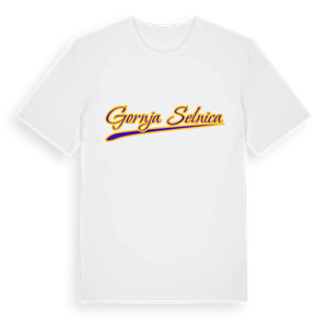 Gornja Selnica baseball t-shirt – ekologisk bomull t-shirt från Pinshirt